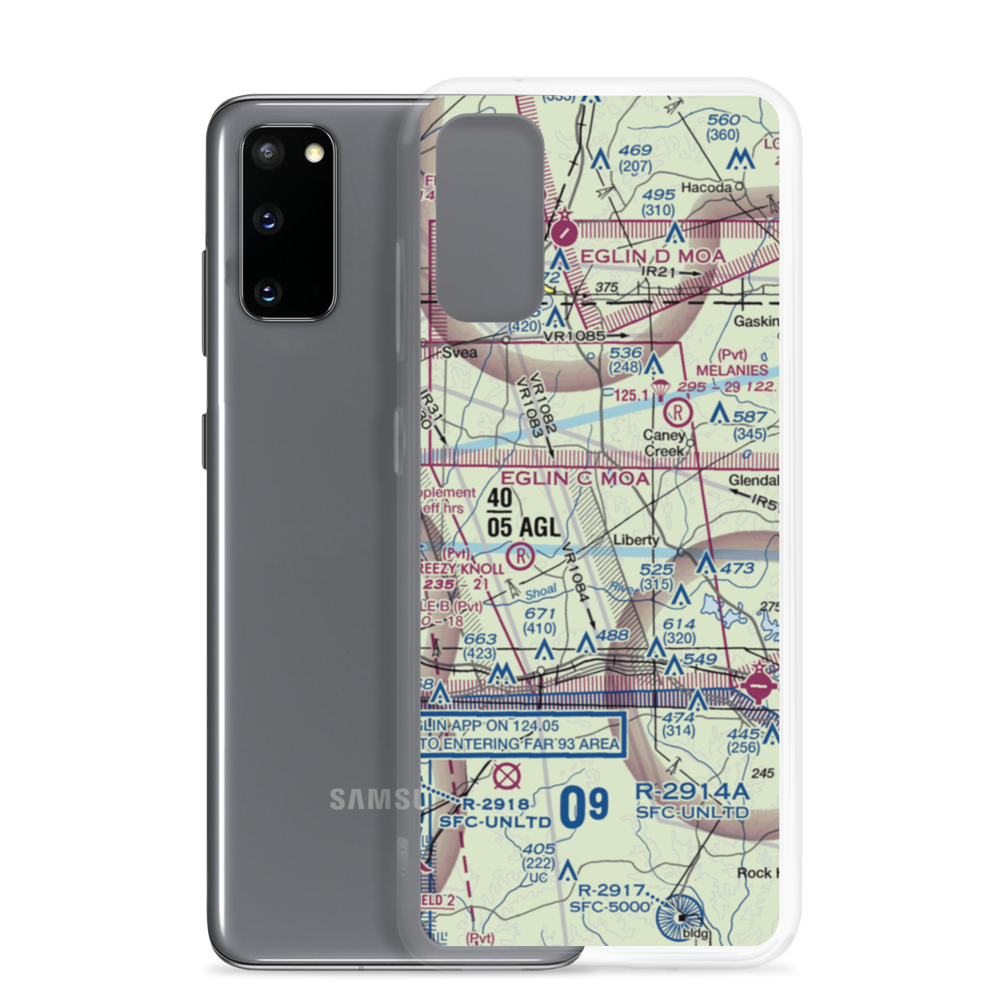 Unicorn Place Airport (69FD) VFR Sectional Samsung Case Samsung Galaxy S20 model shown