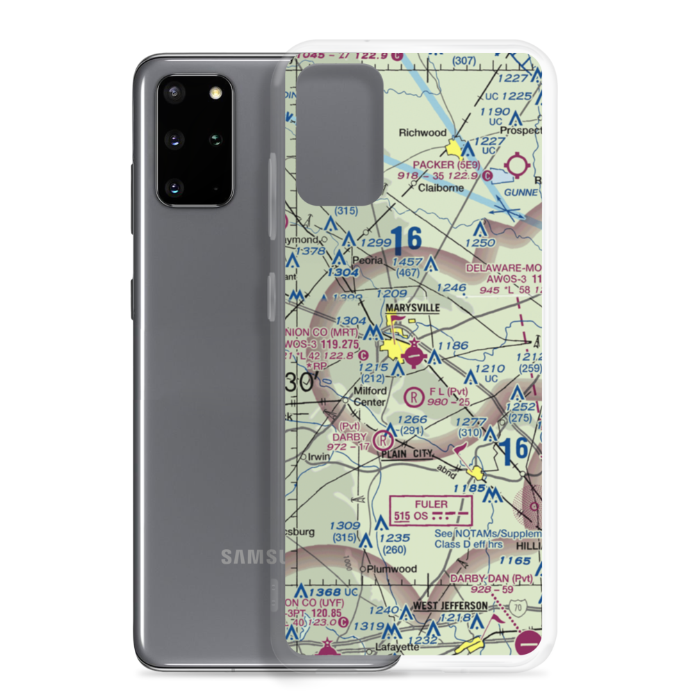Union County Airport (MRT) VFR Sectional Samsung Case Samsung Galaxy S20 Plus model shown