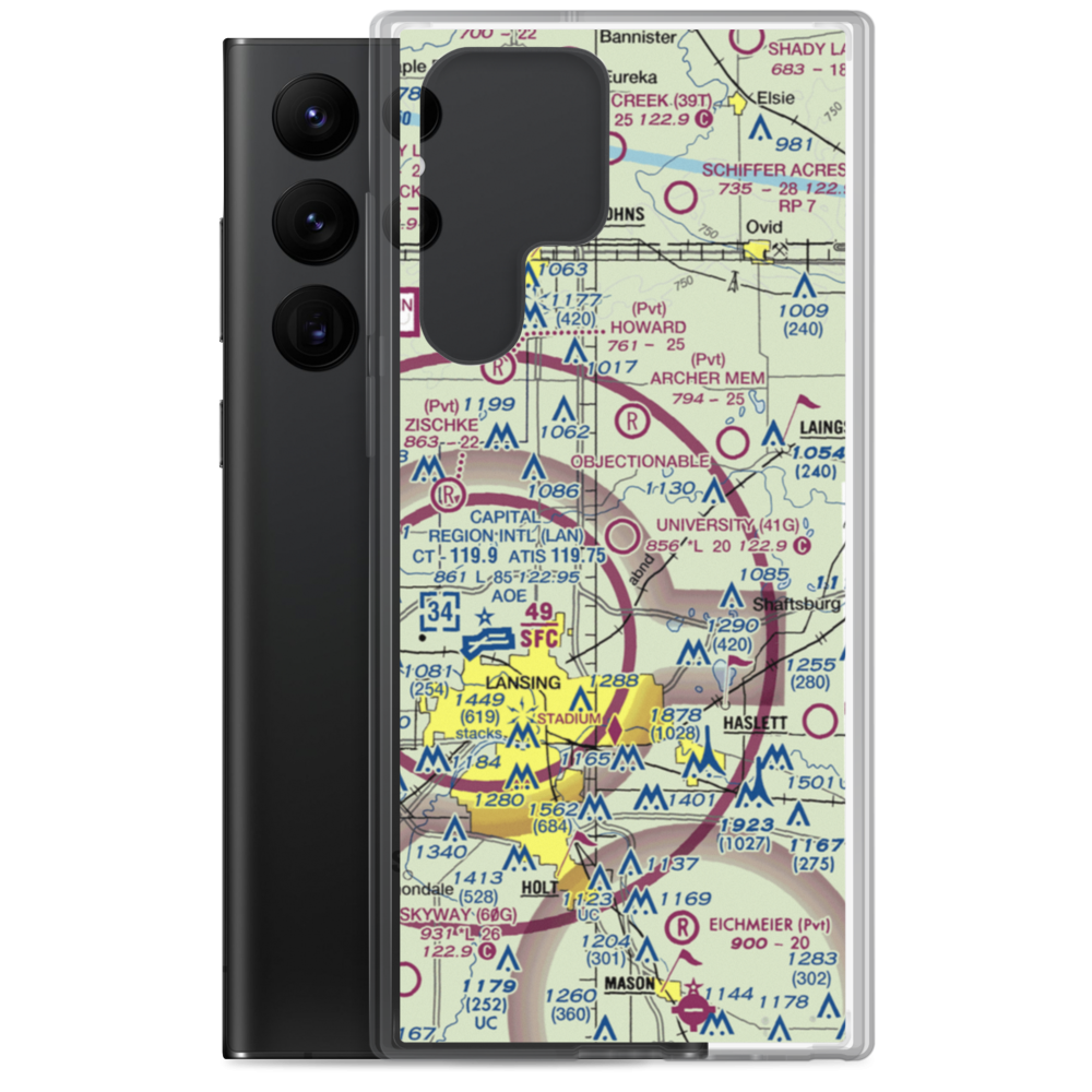 University Airpark (41G) VFR Sectional Samsung Case Samsung Galaxy S22 Ultra model shown