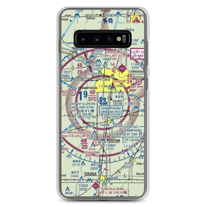 University of Illinois Willard Airport (CMI) VFR Sectional Samsung Case