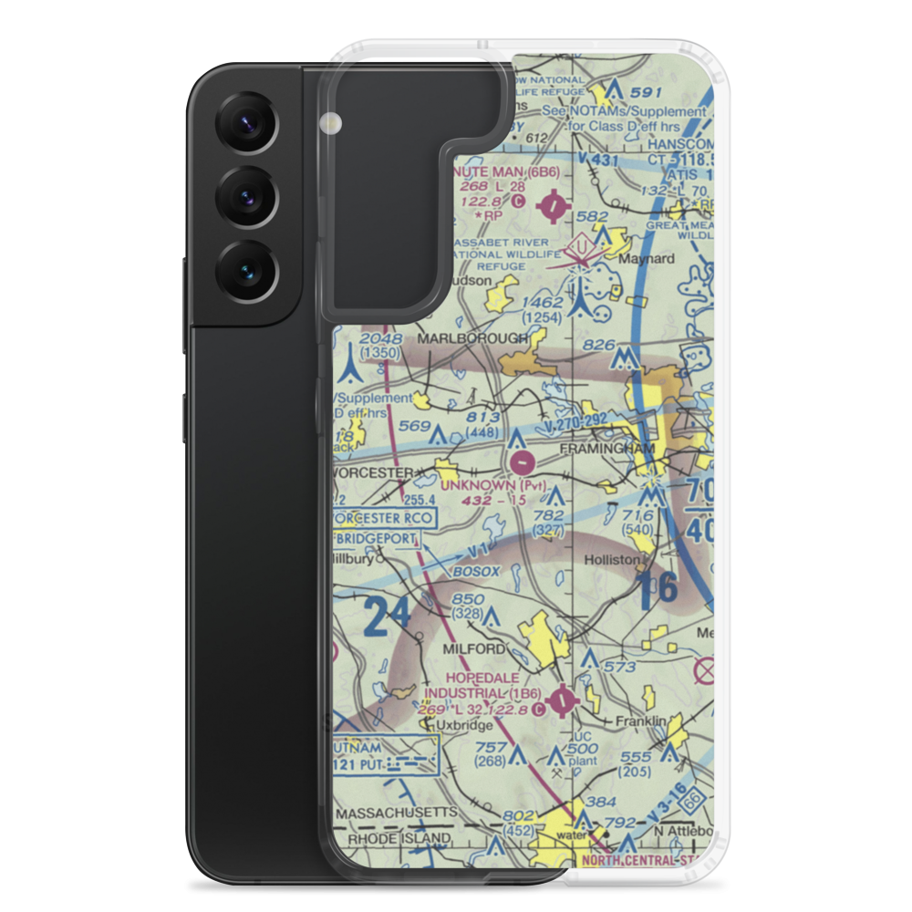 Unknown Field (1MA5) VFR Sectional Samsung Case Samsung Galaxy S22 Plus model shown