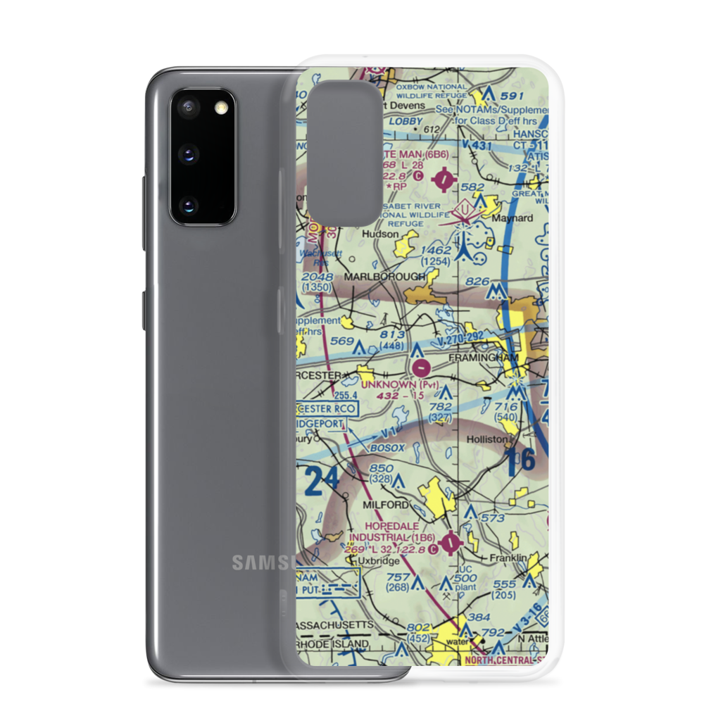 Unknown Field (1MA5) VFR Sectional Samsung Case Samsung Galaxy S20 model shown