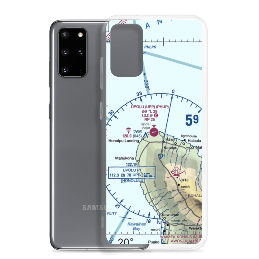 Upolu Airport (UPP) VFR Sectional Samsung Case Samsung Galaxy S20 Plus model shown