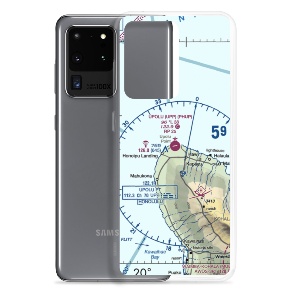 Upolu Airport (UPP) VFR Sectional Samsung Case Samsung Galaxy S20 Ultra model shown