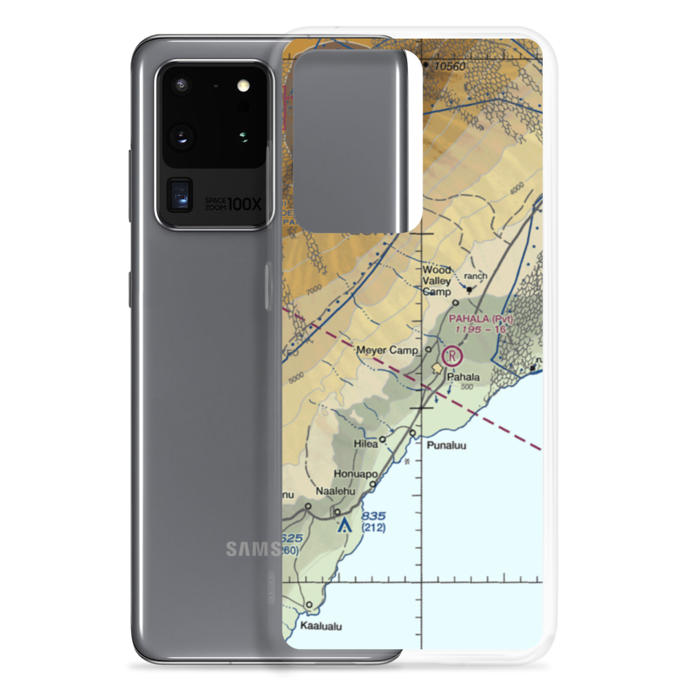 Upper Paauau Airport (HI29) VFR Sectional Samsung Case Samsung Galaxy S20 Ultra model shown