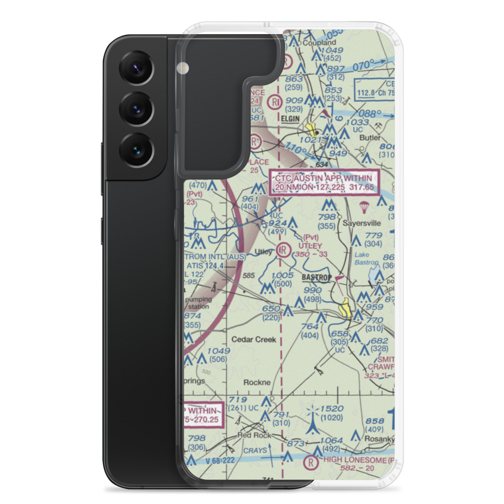 Utley Field (US-0177) VFR Sectional Samsung Case Samsung Galaxy S22 Plus model shown