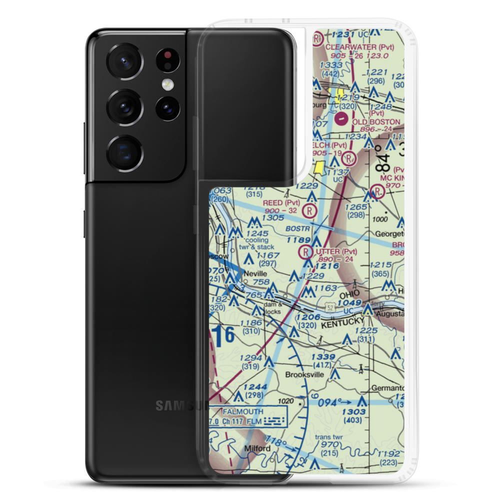 Utter Field (2OA7) VFR Sectional Samsung Case Samsung Galaxy S21 Ultra model shown