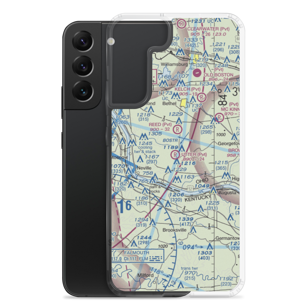 Utter Field (2OA7) VFR Sectional Samsung Case Samsung Galaxy S22 Plus model shown