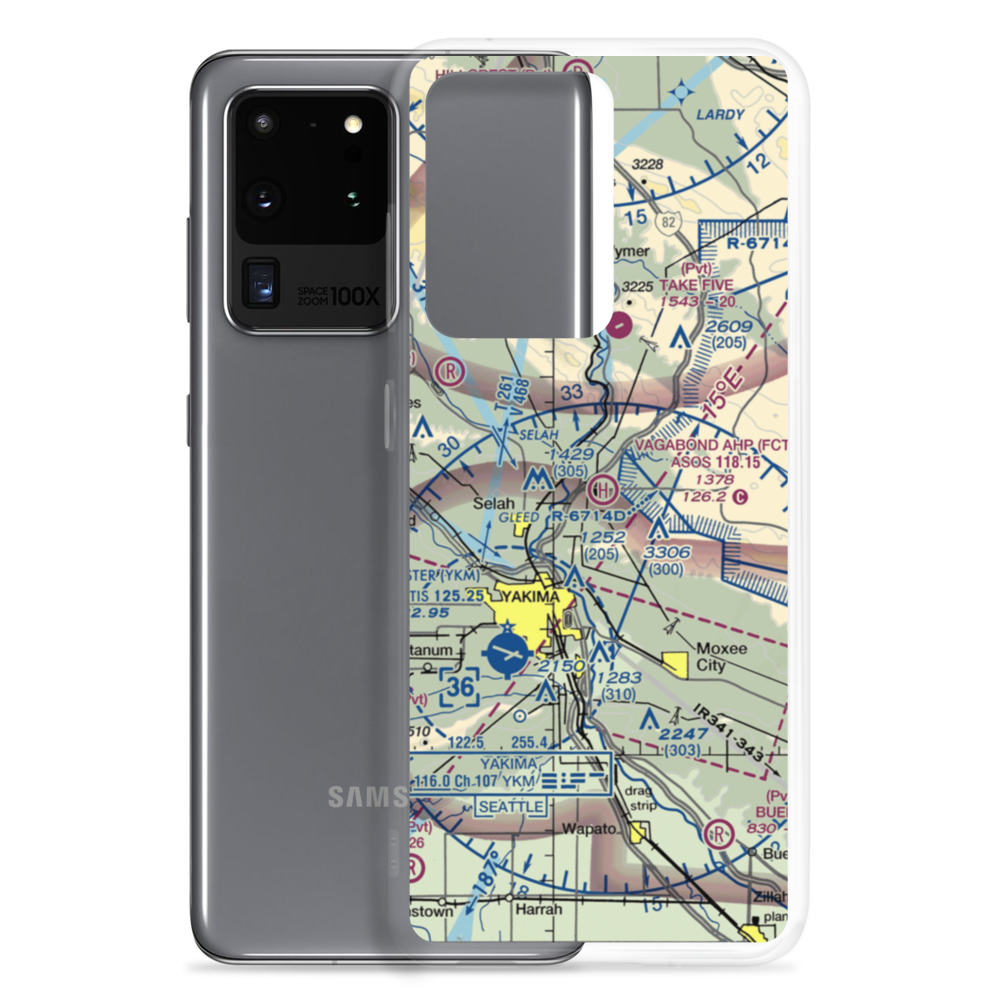 Vagabond Army Heliport (FCT) VFR Sectional Samsung Case Samsung Galaxy S20 Ultra model shown