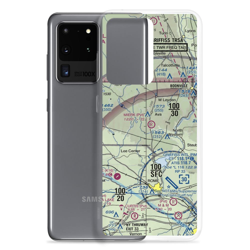 Valenty Mierek Airport (NY59) VFR Sectional Samsung Case Samsung Galaxy S20 Ultra model shown