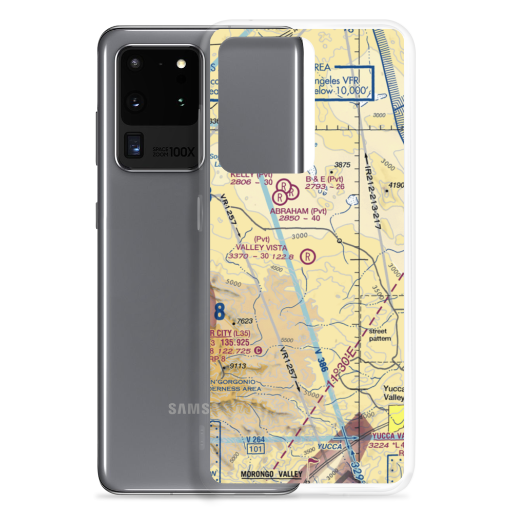 Valley Vista Airport (6CA5) VFR Sectional Samsung Case Samsung Galaxy S20 Ultra model shown