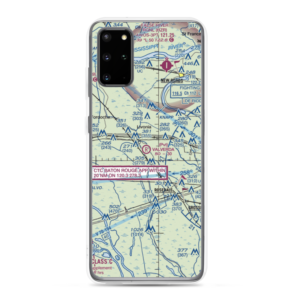 Valverda Strip (7LA0) VFR Sectional Samsung Case Samsung Galaxy S20 Plus model shown