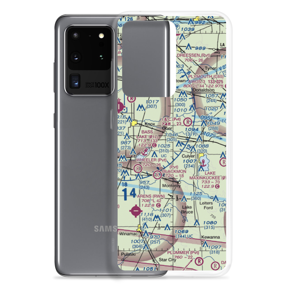 Van De Mark Airport (1II5) VFR Sectional Samsung Case Samsung Galaxy S20 Ultra model shown