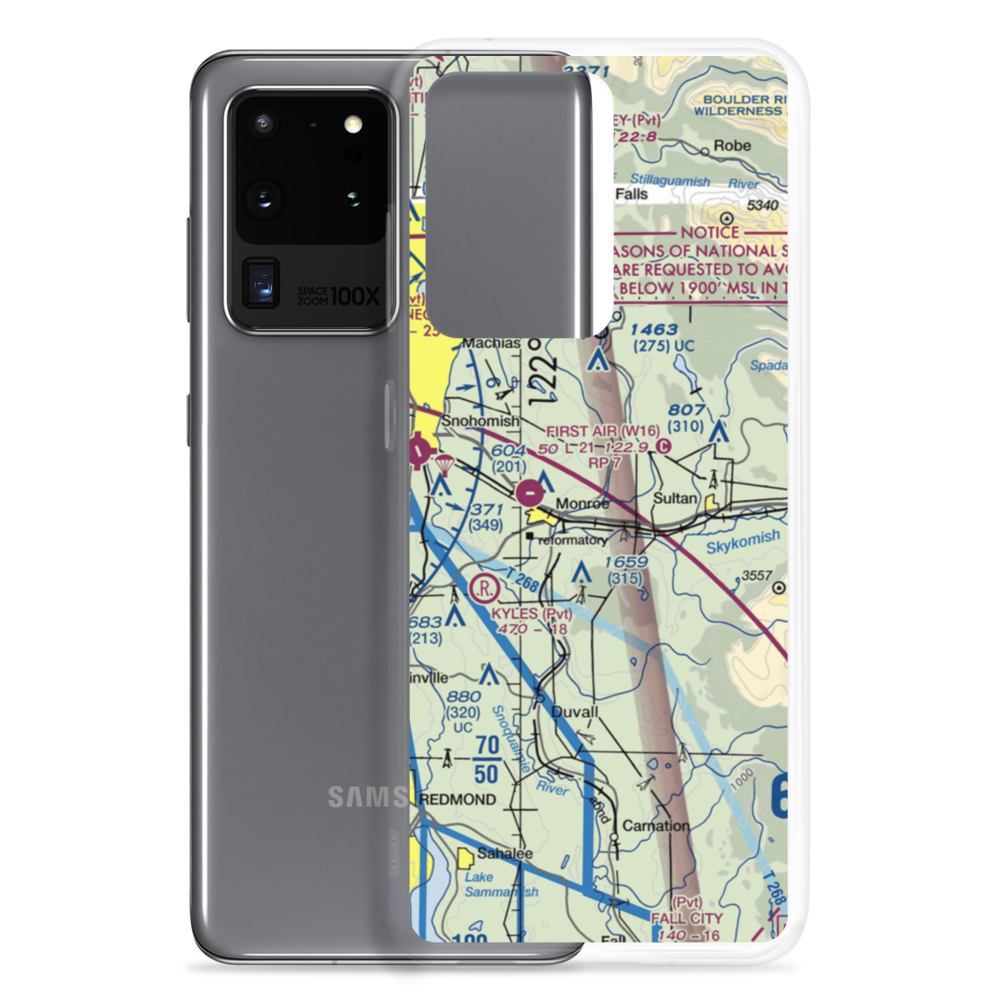 Van De Plasch Airport (WN20) VFR Sectional Samsung Case Samsung Galaxy S20 Ultra model shown