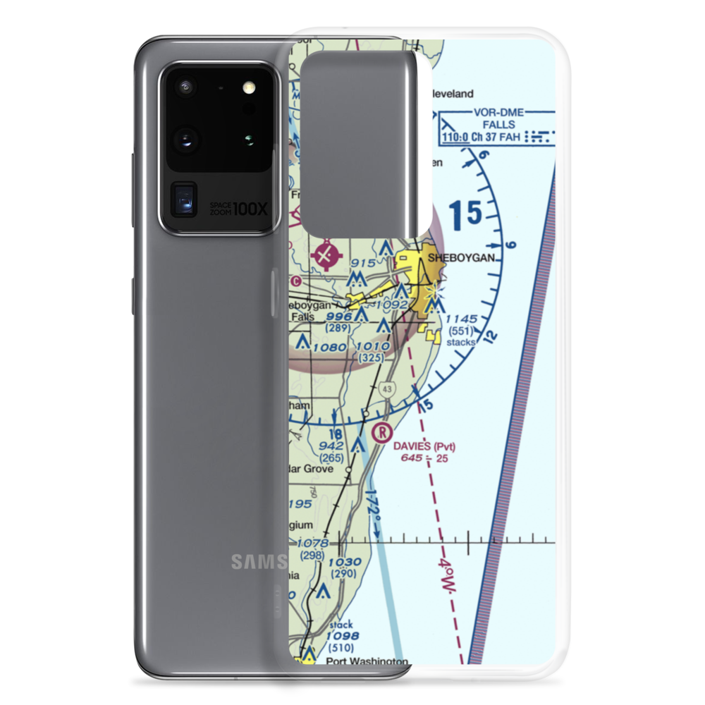 Van Der Vaart Airport (WN03) VFR Sectional Samsung Case Samsung Galaxy S20 Ultra model shown