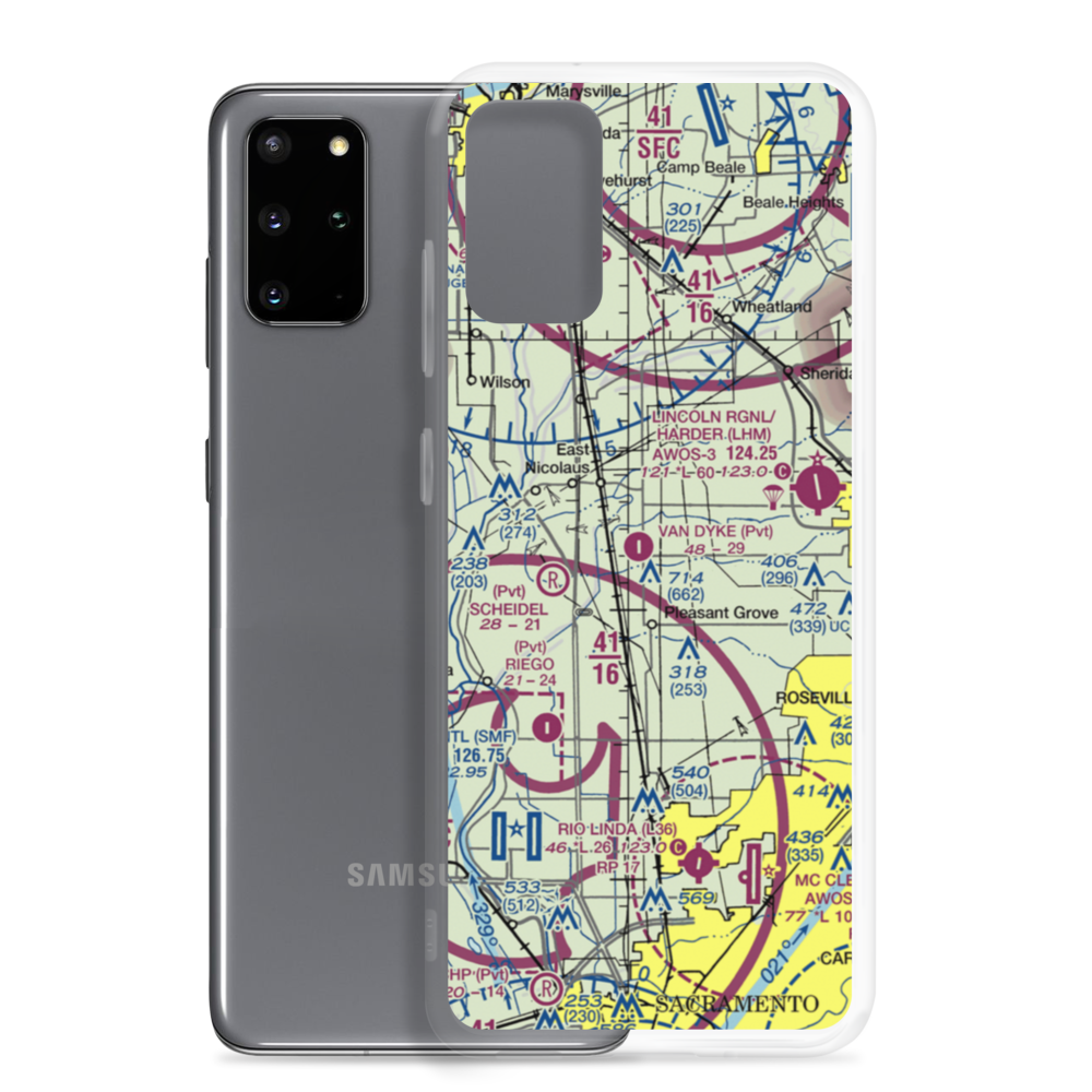 Van Dyke Strip (25CL) VFR Sectional Samsung Case Samsung Galaxy S20 Plus model shown