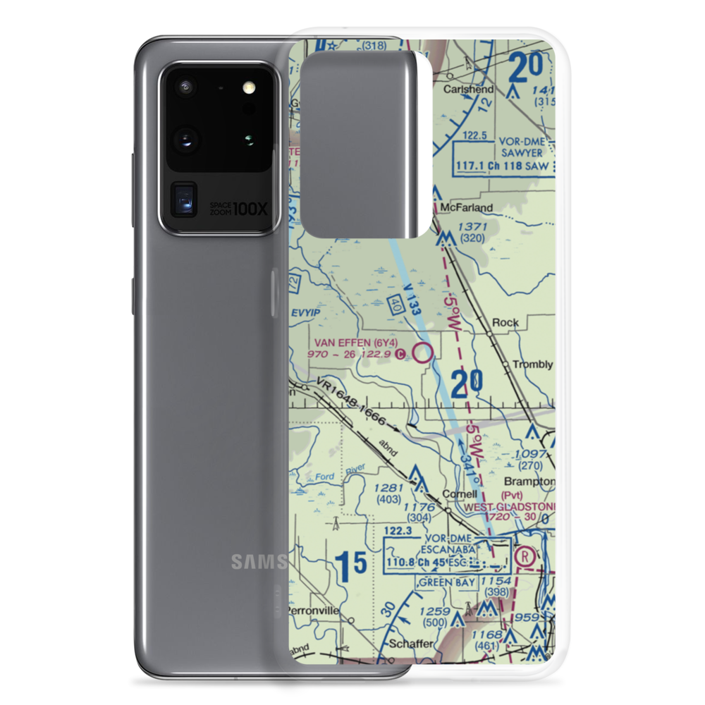 Van Effen Field (6Y4) VFR Sectional Samsung Case Samsung Galaxy S20 Ultra model shown