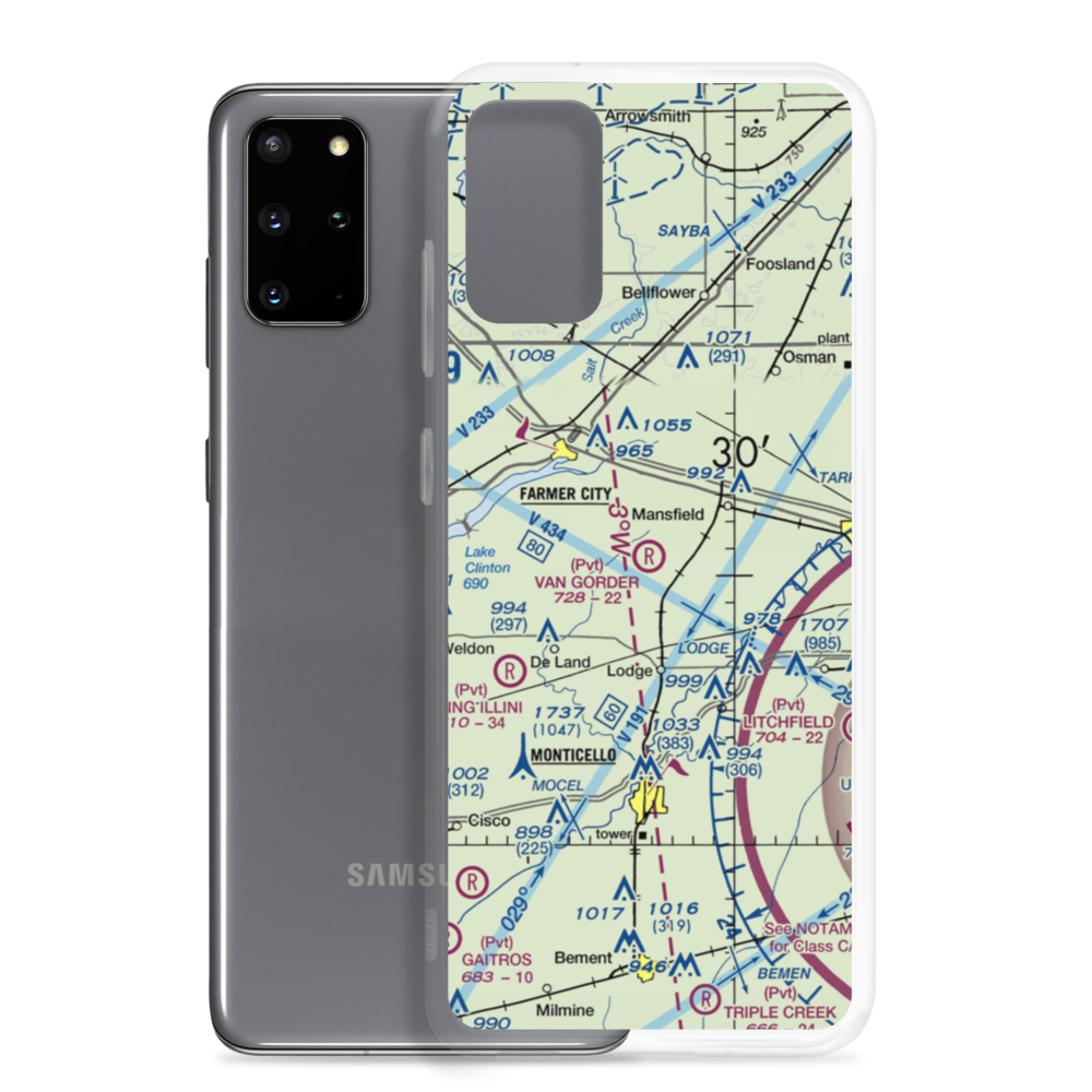 Van Gorder Airport (04IS) VFR Sectional Samsung Case Samsung Galaxy S20 Plus model shown