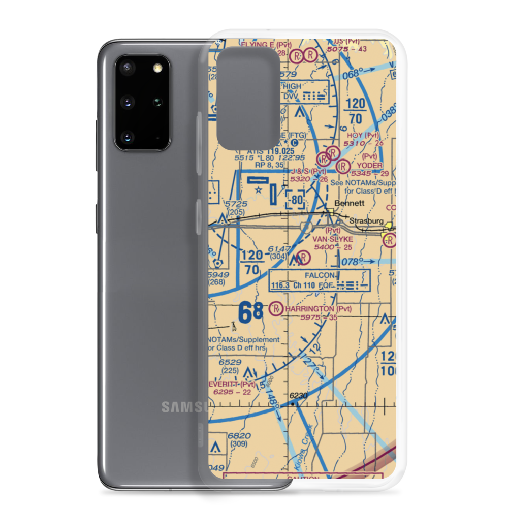 Van Slyke Field (9CO2) VFR Sectional Samsung Case Samsung Galaxy S20 Plus model shown