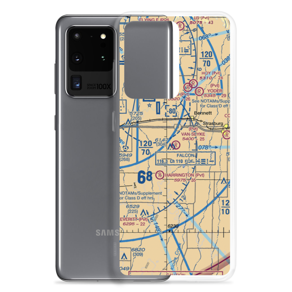 Van Slyke Field (9CO2) VFR Sectional Samsung Case Samsung Galaxy S20 Ultra model shown