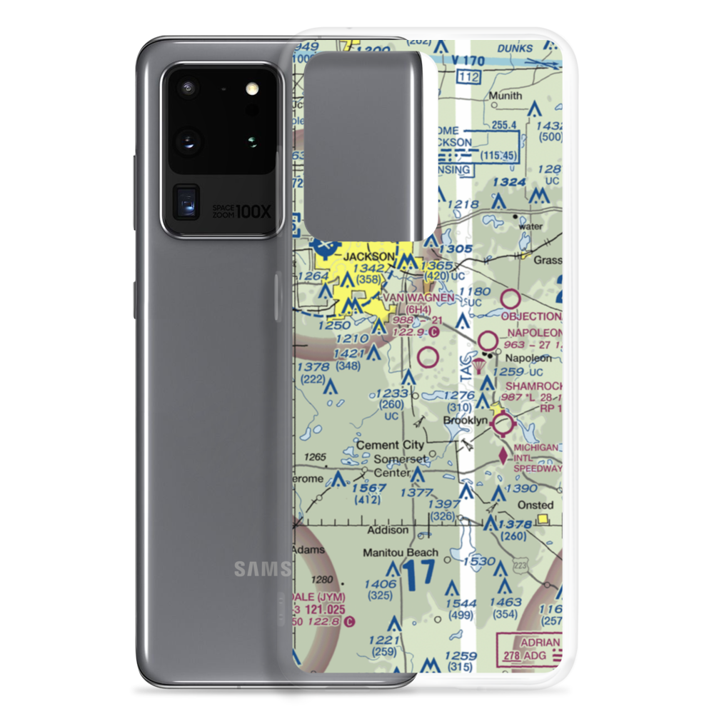 Van Wagnen Airport (6H4) VFR Sectional Samsung Case Samsung Galaxy S20 Ultra model shown