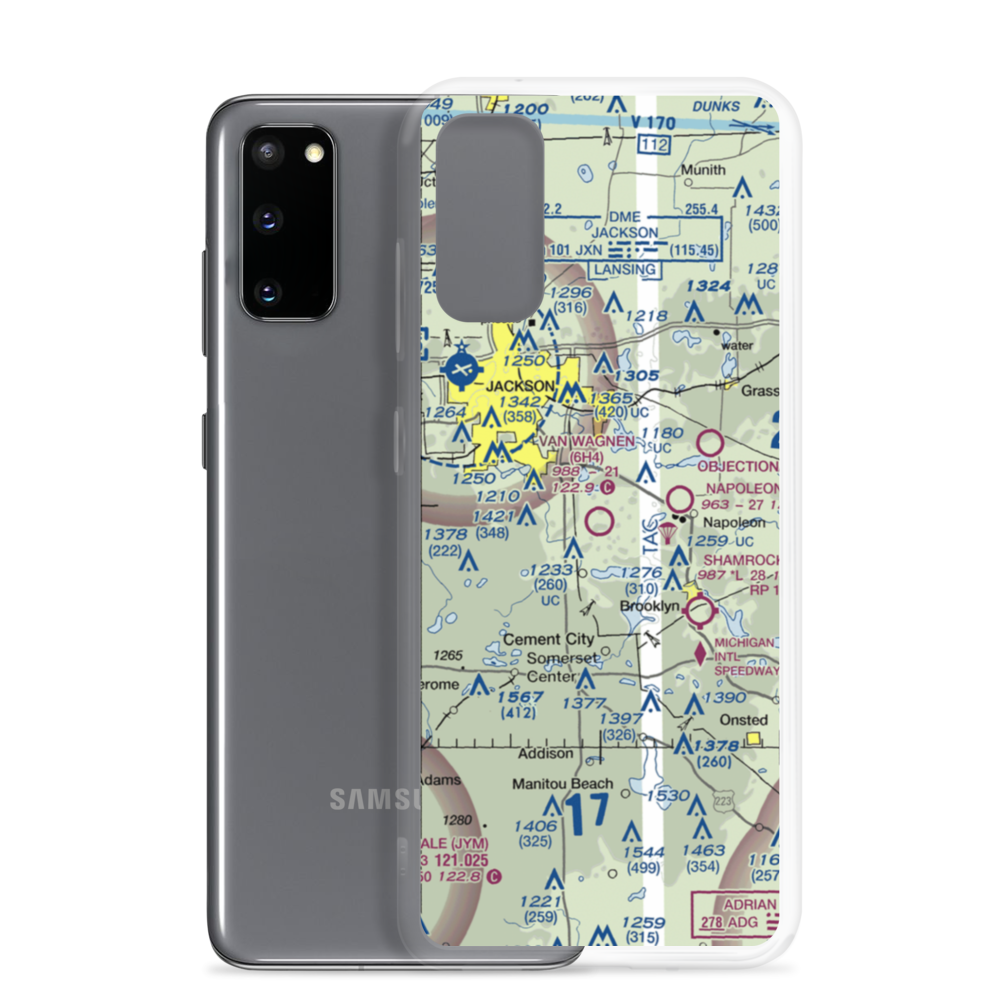 Van Wagnen Airport (6H4) VFR Sectional Samsung Case Samsung Galaxy S20 model shown