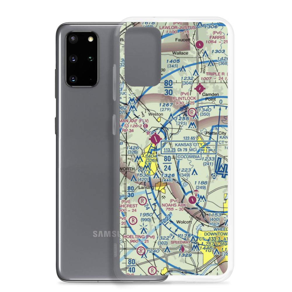 Vandahl Airport (MU71) VFR Sectional Samsung Case Samsung Galaxy S20 Plus model shown