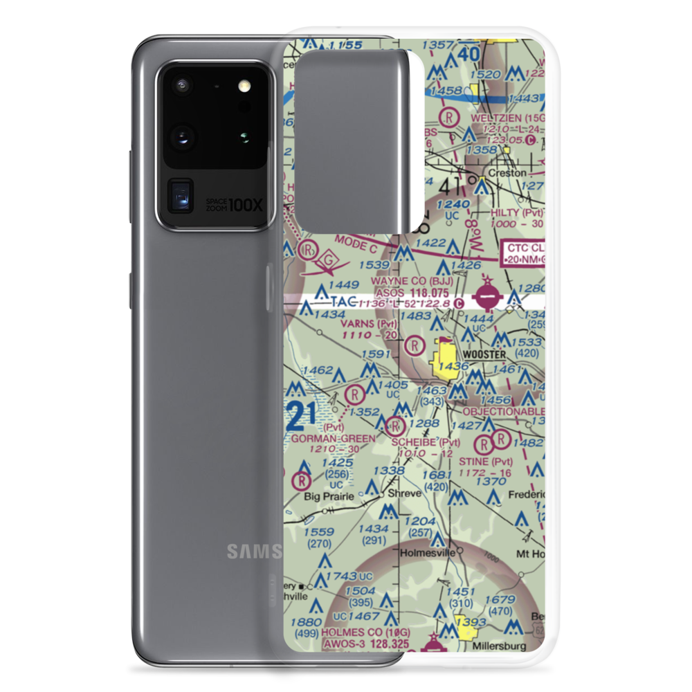 Varns Farms Airport (OI07) VFR Sectional Samsung Case Samsung Galaxy S20 Ultra model shown