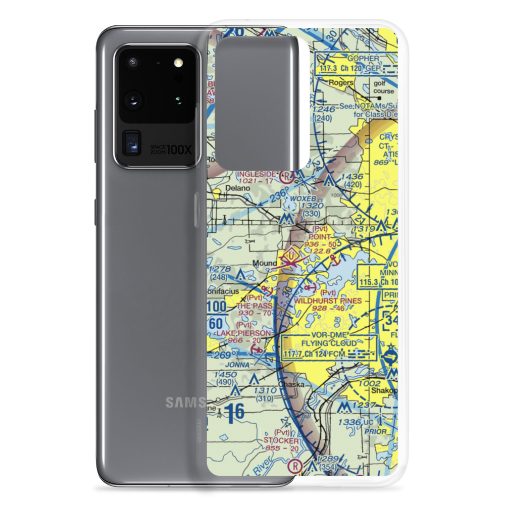 Vasa Park Seaplane Base (28MN) VFR Sectional Samsung Case Samsung Galaxy S20 Ultra model shown