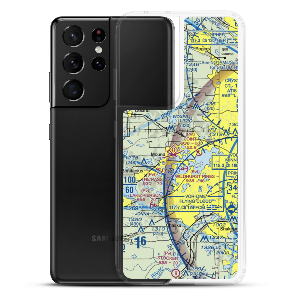 Vasa Park Seaplane Base (28MN) VFR Sectional Samsung Case Samsung Galaxy S21 Ultra model shown