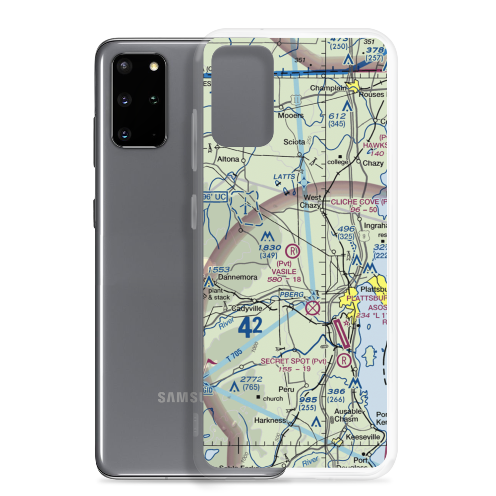 Vasile Field (NY60) VFR Sectional Samsung Case Samsung Galaxy S20 Plus model shown