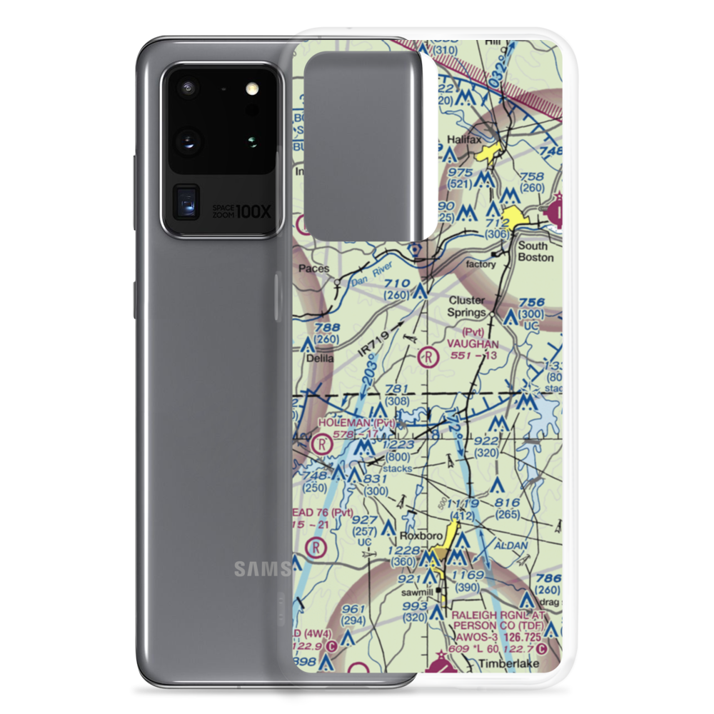 Vaughan Airport (00VA) VFR Sectional Samsung Case Samsung Galaxy S20 Ultra model shown