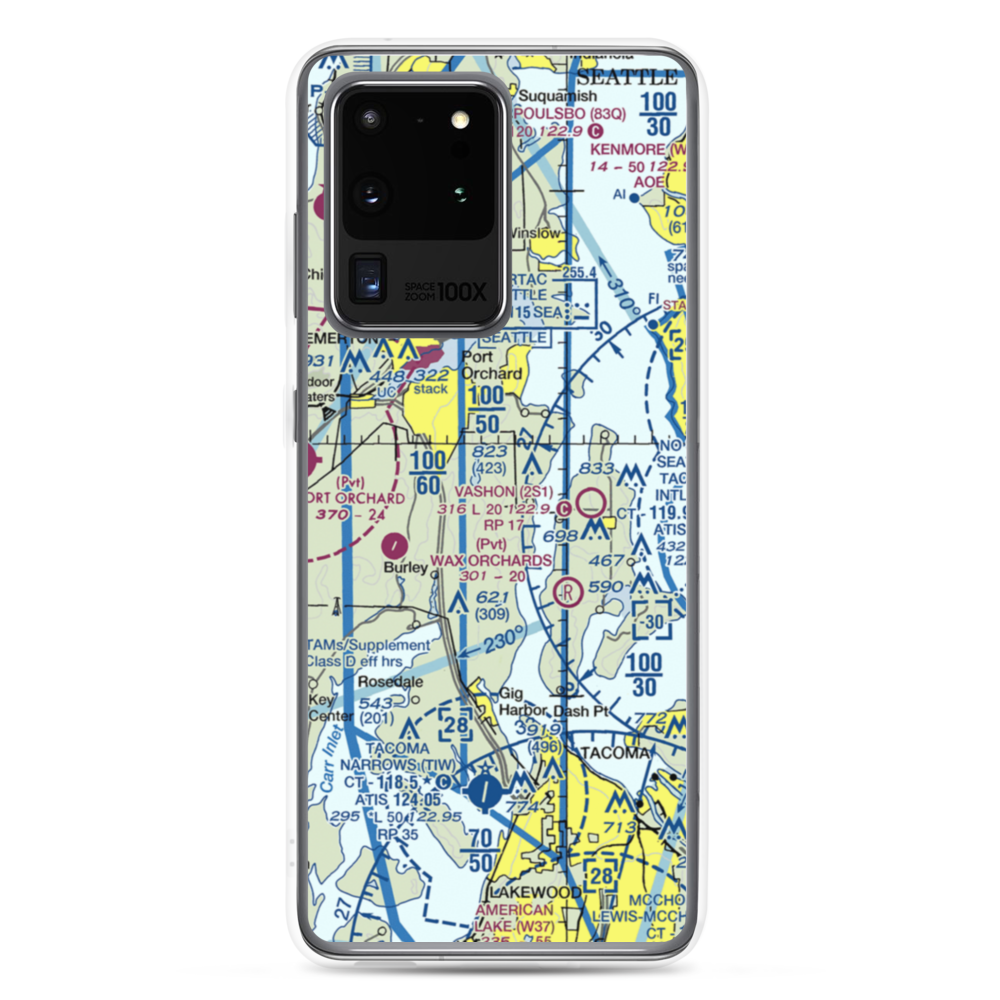 Vaughan Ranch Airfield (WN13) VFR Sectional Samsung Case Samsung Galaxy S20 Ultra model shown