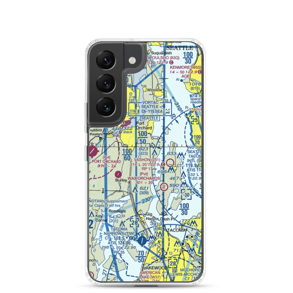 Vaughan Ranch Airfield (WN13) VFR Sectional Samsung Case Samsung Galaxy S22 model shown