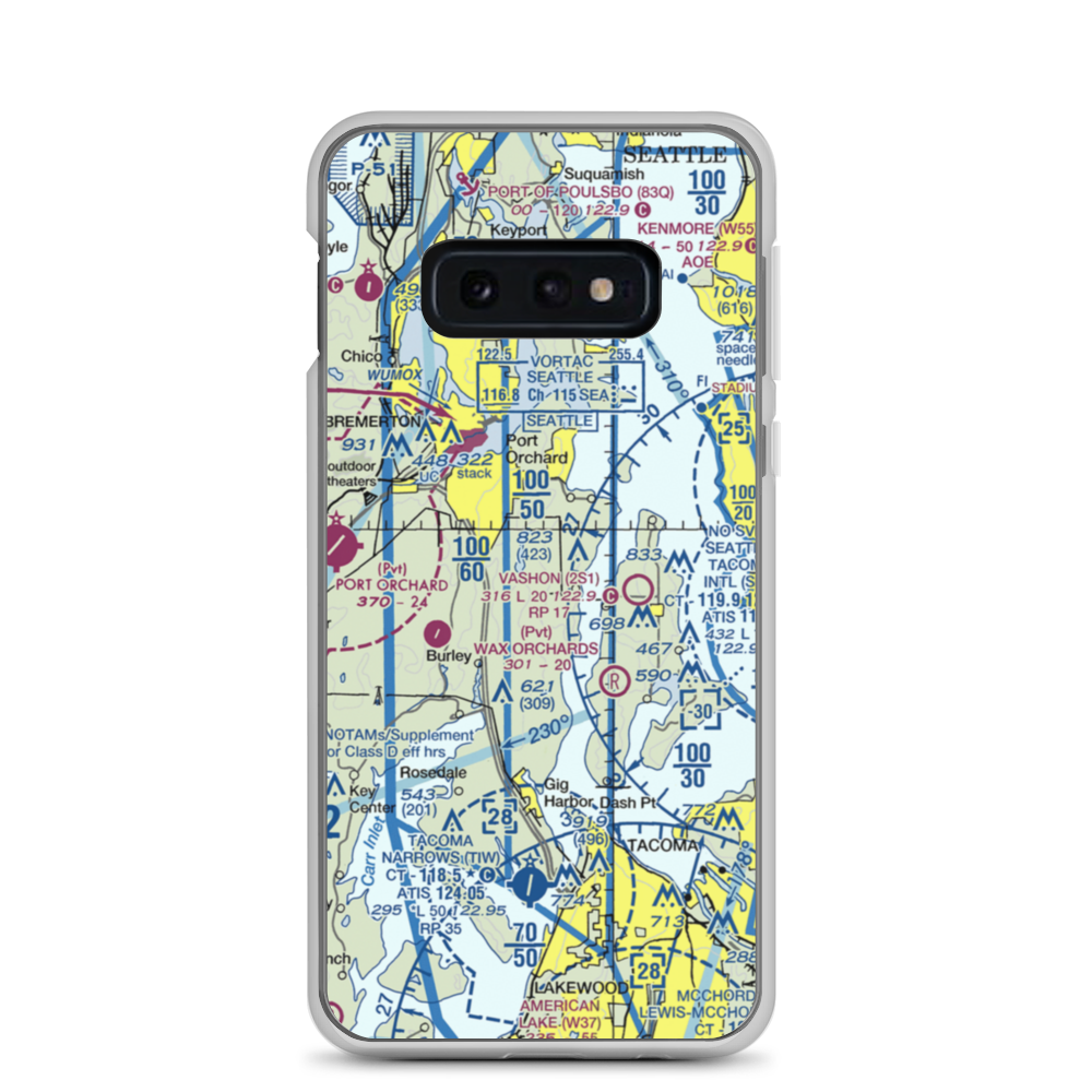 Vaughan Ranch Airfield (WN13) VFR Sectional Samsung Case Samsung Galaxy S10e model shown