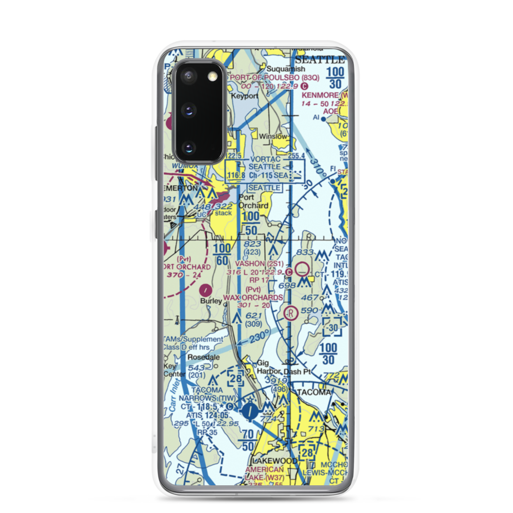 Vaughan Ranch Airfield (WN13) VFR Sectional Samsung Case Samsung Galaxy S20 model shown