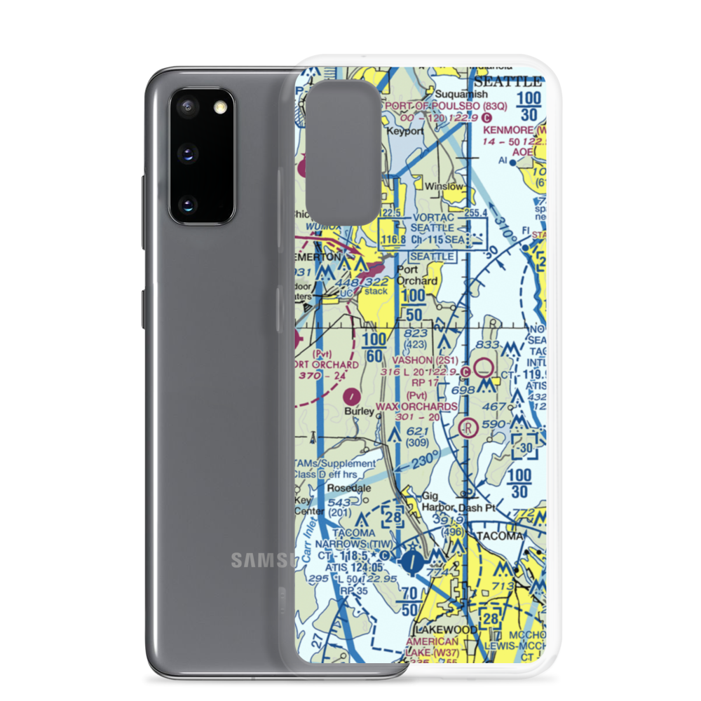 Vaughan Ranch Airfield (WN13) VFR Sectional Samsung Case Samsung Galaxy S20 model shown