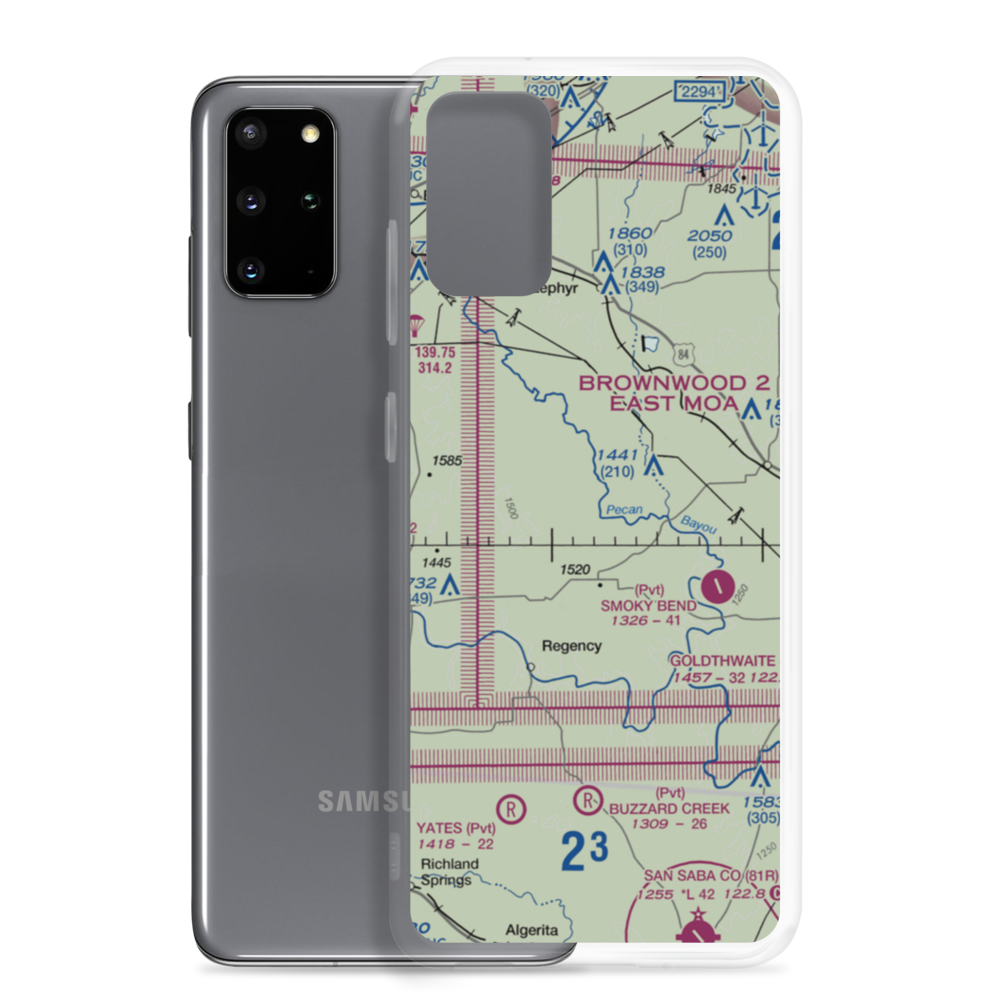 Vaughan Ranch Airport (TA89) VFR Sectional Samsung Case Samsung Galaxy S20 Plus model shown
