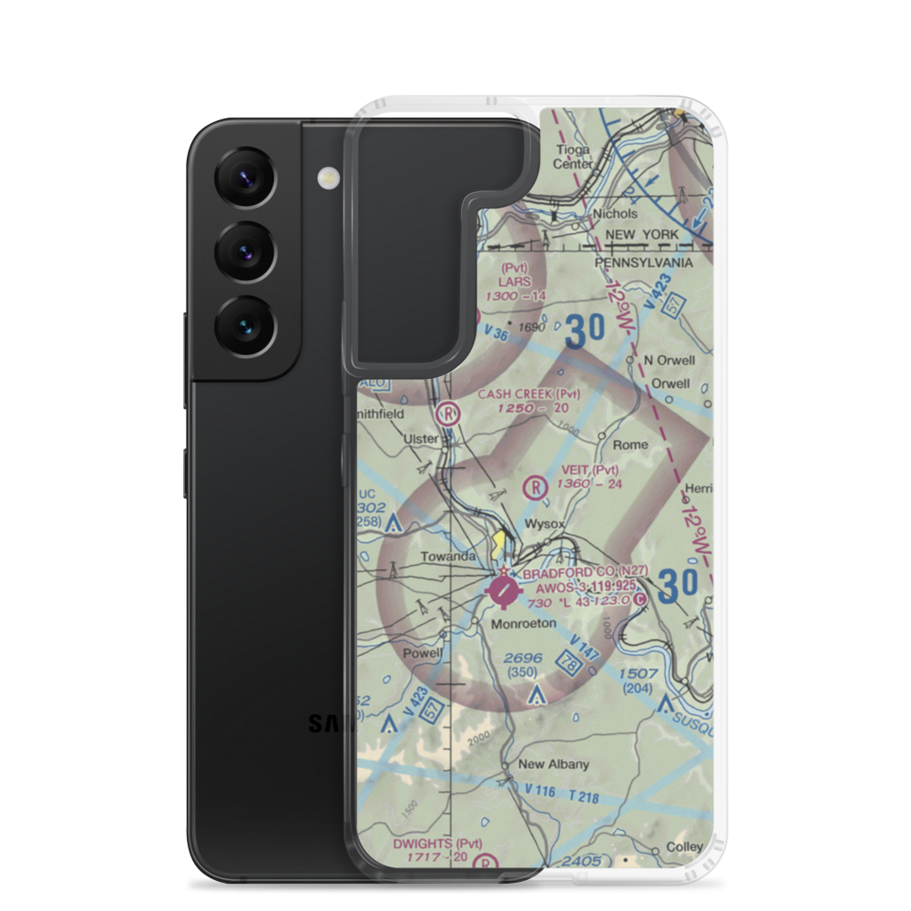 Veit Airport (9PN7) VFR Sectional Samsung Case Samsung Galaxy S22 model shown