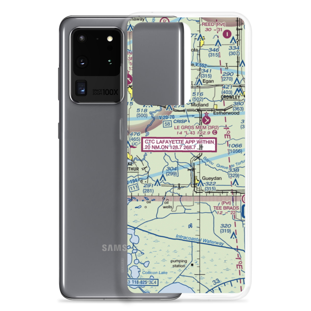 Venissat Airstrip (46LS) VFR Sectional Samsung Case Samsung Galaxy S20 Ultra model shown