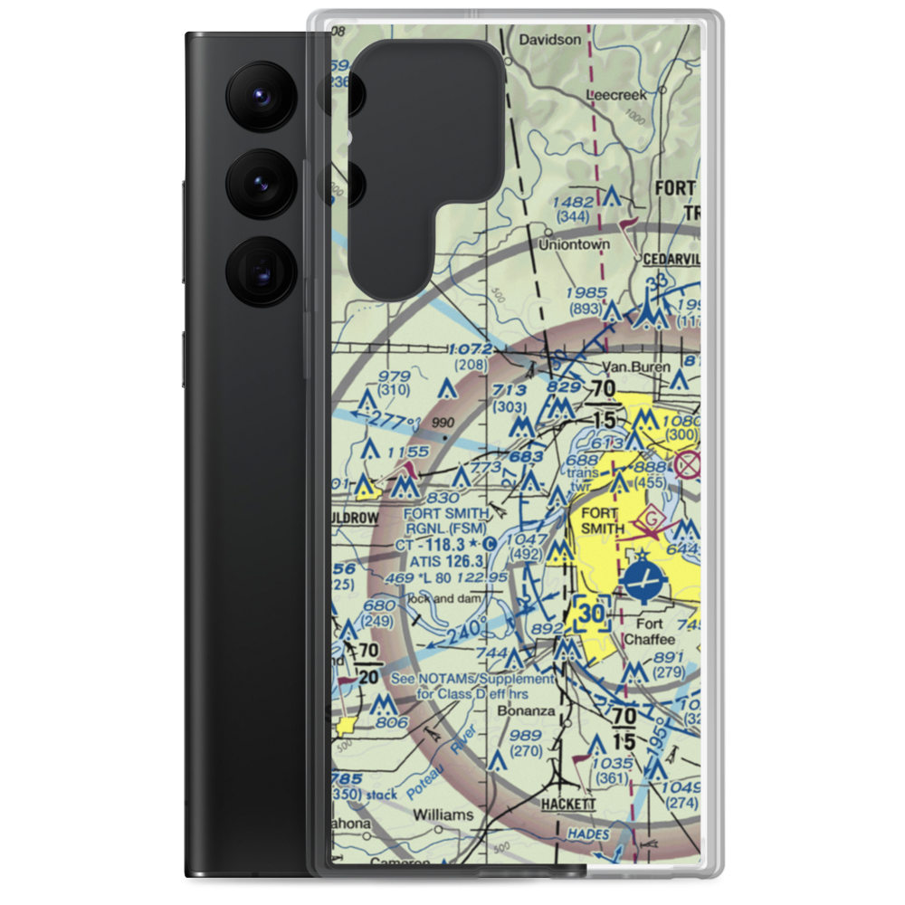 Venture Aerodrome Airpark Nr 2 Ultralightport (OK27) VFR Sectional Samsung Case Samsung Galaxy S22 Ultra model shown