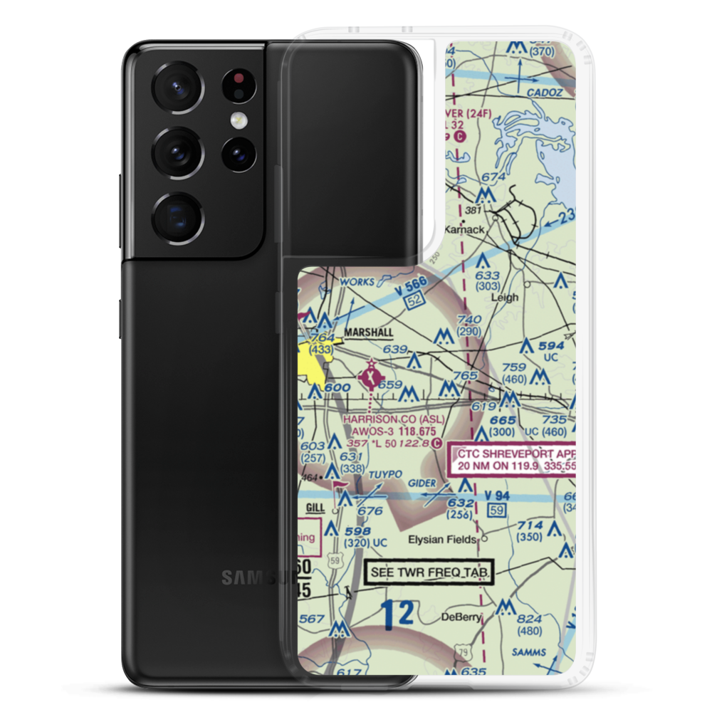 Verhalen Airport (TE89) VFR Sectional Samsung Case Samsung Galaxy S21 Ultra model shown