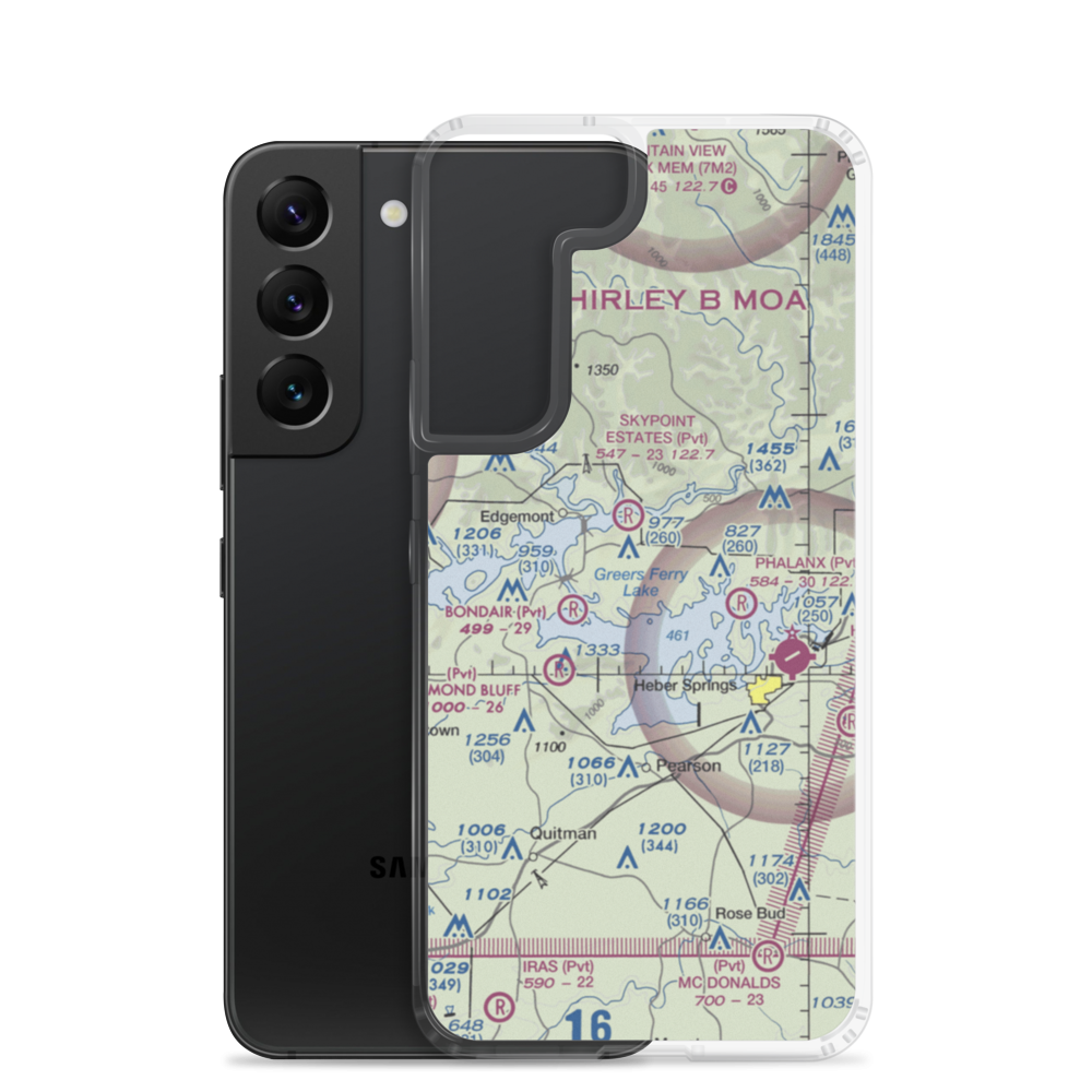 Verser's Landing Airport (7AR2) VFR Sectional Samsung Case Samsung Galaxy S22 model shown