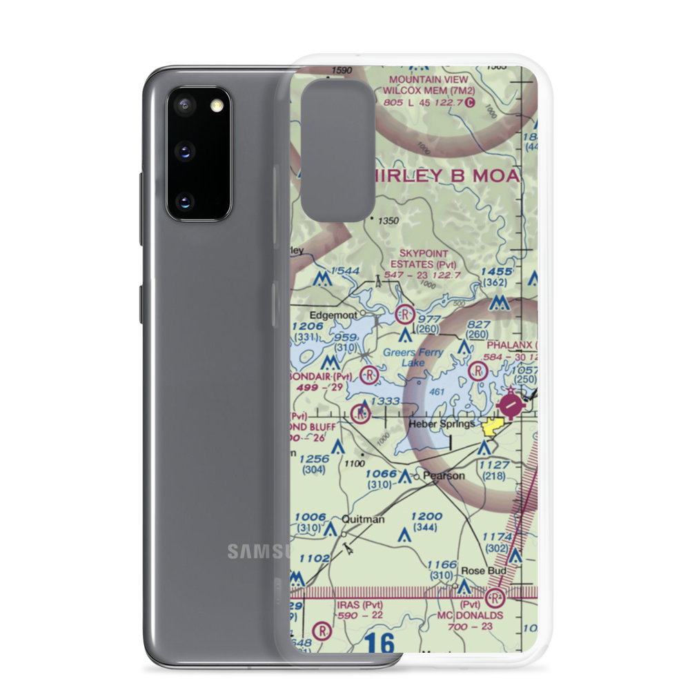 Verser's Landing Airport (7AR2) VFR Sectional Samsung Case Samsung Galaxy S20 model shown