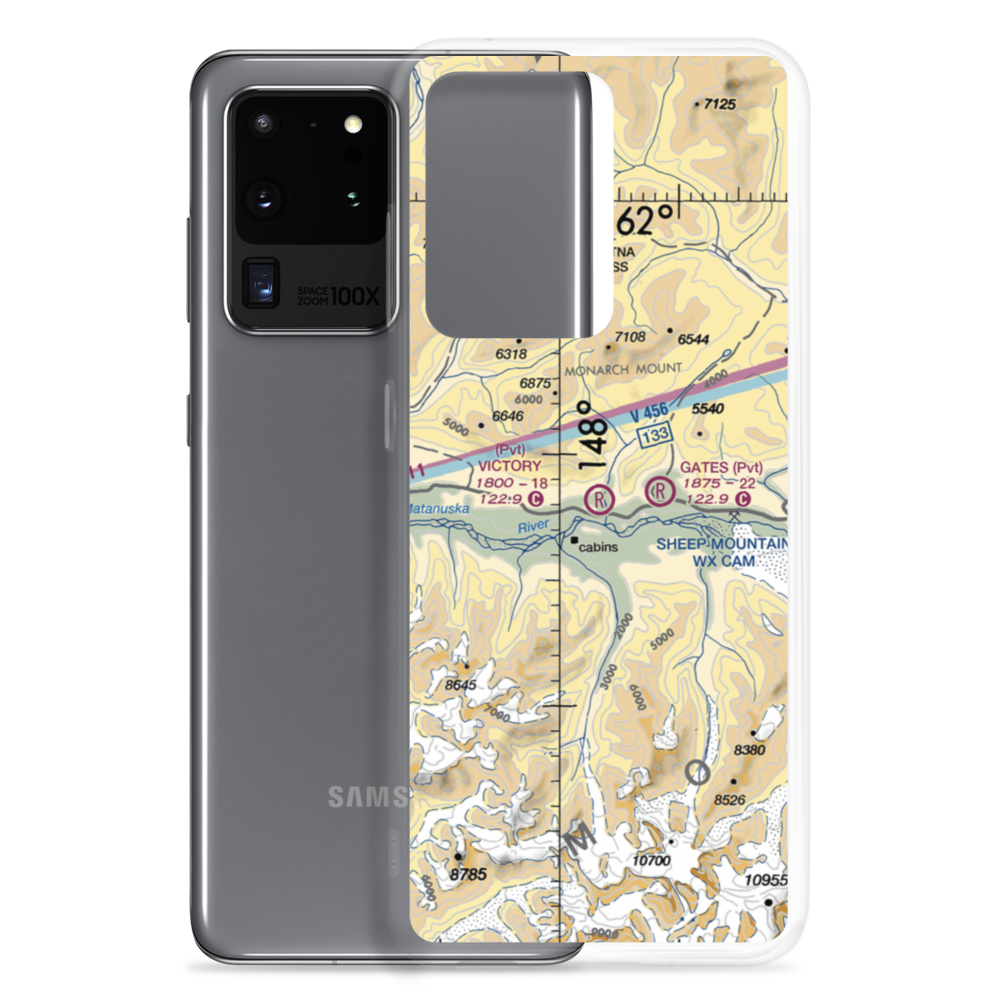 Victory Airport (0AK6) VFR Sectional Samsung Case Samsung Galaxy S20 Ultra model shown