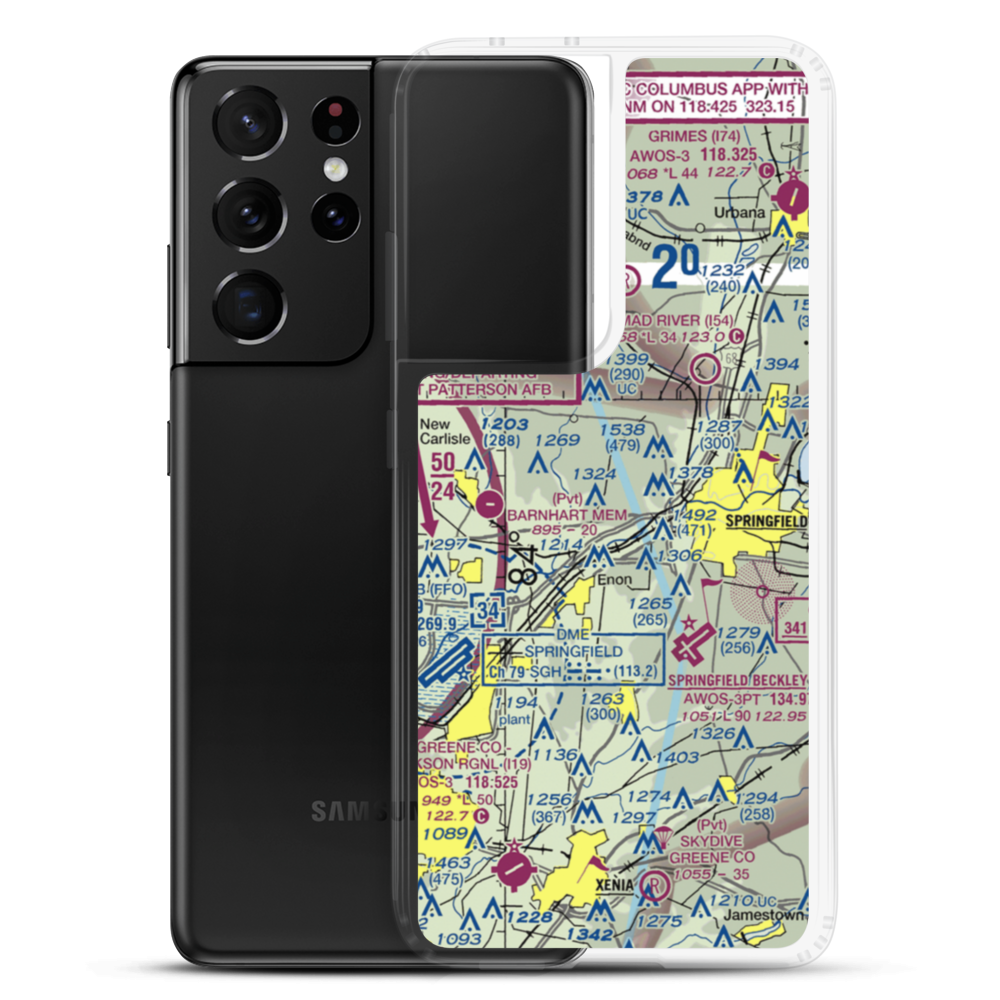 Victory Field (2OA4) VFR Sectional Samsung Case Samsung Galaxy S21 Ultra model shown