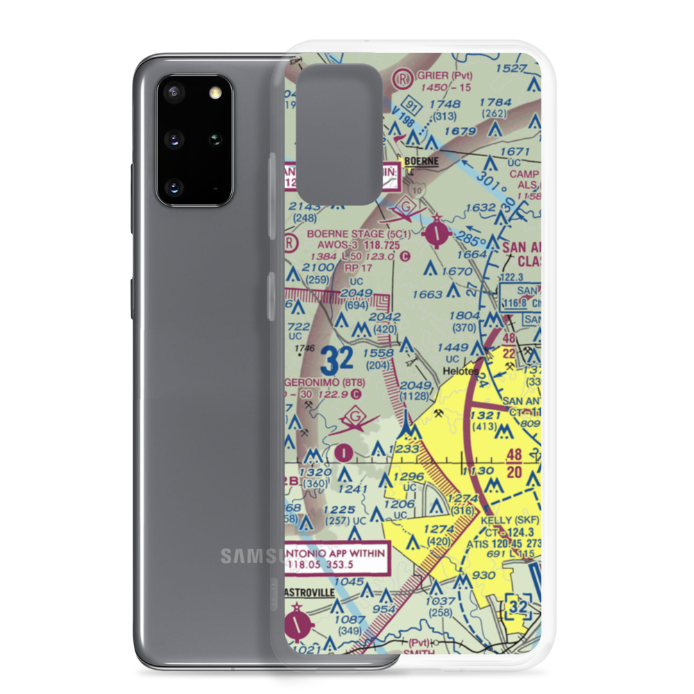 Viejo Ranch Ultralightport (US-0145) VFR Sectional Samsung Case Samsung Galaxy S20 Plus model shown