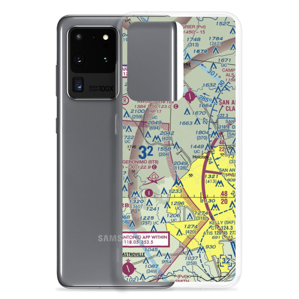 Viejo Ranch Ultralightport (US-0145) VFR Sectional Samsung Case Samsung Galaxy S20 Ultra model shown