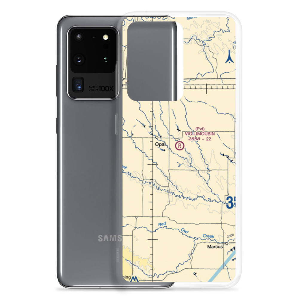 Vig Limousin Airport (1SD4) VFR Sectional Samsung Case Samsung Galaxy S20 Ultra model shown