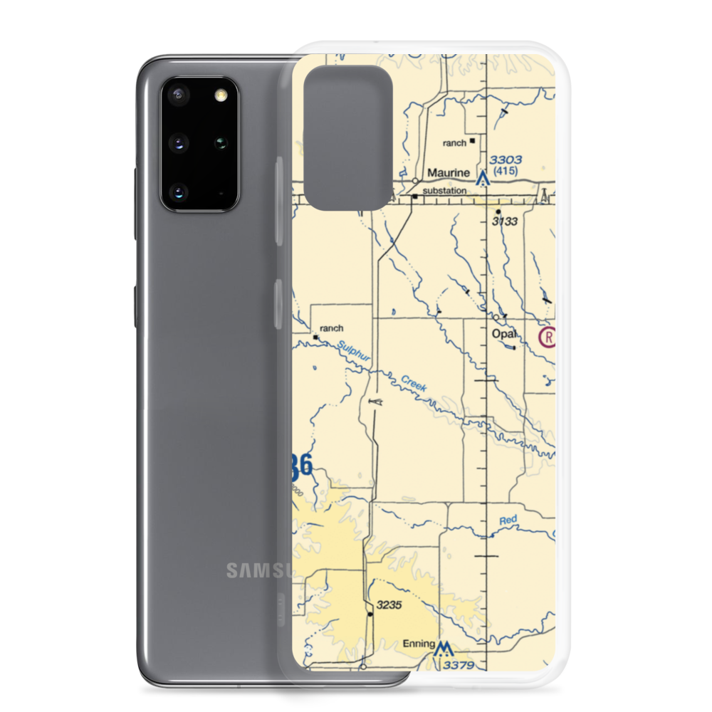 Vig Ranch Airfield (SD72) VFR Sectional Samsung Case Samsung Galaxy S20 Plus model shown